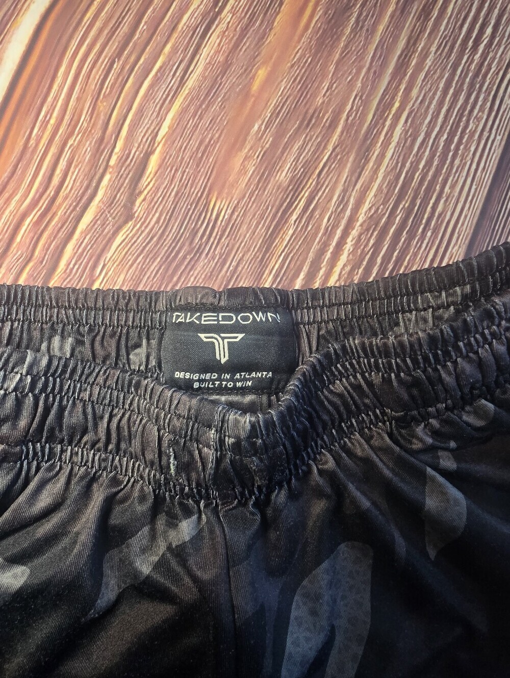 Takedown Black Camo Athletic Shorts Womans XS - Picture 3 of 3